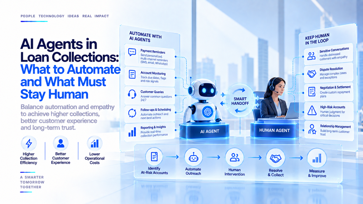AI Agents in Loan Collections: What to Automate and What Must Stay Human